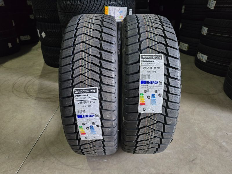 215/60/17 Bridgestone, нови всесезонни гуми - 2 бр 