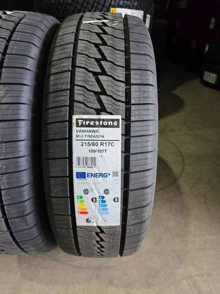 215/60/17 Firestone, нови всесезонни гуми - 2 бр 